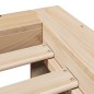 vidaXL Letto senza Materasso 150x200 cm in Legno Massello di Pino vidaXL Letto senza Materasso 150x200 cm in Legno Massello di Pino