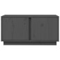 Mobile Porta TV Grigio 80x35x40,5 cm in Legno Massello di Pino Mobile Porta TV Grigio 80x35x40,5 cm in Legno Massello di Pino