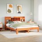 vidaXL Letto senza Materasso Marrone Cera 200x200 cm in Legno di Pino vidaXL Letto senza Materasso Marrone Cera 200x200 cm in Legno di Pino