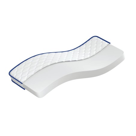 vidaXL Materasso Viscoelastico Bianco 80x160x17 cm