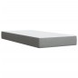 vidaXL Giroletto a Molle con Materasso Grigio Chiaro 90x190 cm Tessuto vidaXL Giroletto a Molle con Materasso Grigio Chiaro 90x190 cm Tessuto