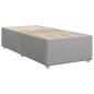 vidaXL Giroletto a Molle con Materasso Grigio Chiaro100x200 cm Tessuto vidaXL Giroletto a Molle con Materasso Grigio Chiaro100x200 cm Tessuto
