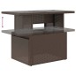vidaXL Set Divani da Giardino 7 pz con Cuscini Marrone in Polyrattan vidaXL Set Divani da Giardino 7 pz con Cuscini Marrone in Polyrattan