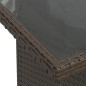 vidaXL Set Divani da Giardino 7 pz con Cuscini Marrone in Polyrattan vidaXL Set Divani da Giardino 7 pz con Cuscini Marrone in Polyrattan