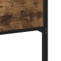 vidaXL Giroletto senza Materaso in Metallo Rovere Fumo 100x200 cm vidaXL Giroletto senza Materaso in Metallo Rovere Fumo 100x200 cm