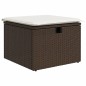 vidaXL Set Divani da Giardino 8 pz con Cuscini Marrone in Polyrattan vidaXL Set Divani da Giardino 8 pz con Cuscini Marrone in Polyrattan
