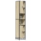 vidaXL Mobile da Bagno Sonoma 35x37,5x188,5 cm in Truciolato e Metallo vidaXL Mobile da Bagno Sonoma 35x37,5x188,5 cm in Truciolato e Metallo