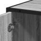 vidaXL Mobile da Bagno Grigio 35x37,5x188,5 cm in Truciolato e Metallo vidaXL Mobile da Bagno Grigio 35x37,5x188,5 cm in Truciolato e Metallo