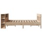 vidaXL Letto Libreria senza Materasso 135x190 cm in Legno di Pino vidaXL Letto Libreria senza Materasso 135x190 cm in Legno di Pino