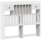 vidaXL Letto senza Materasso Bianco 135x190 cm Legno Massello di Pino vidaXL Letto senza Materasso Bianco 135x190 cm Legno Massello di Pino