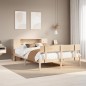 vidaXL Letto Libreria senza Materasso 150x200 cm in Legno di Pino vidaXL Letto Libreria senza Materasso 150x200 cm in Legno di Pino