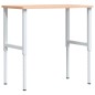 vidaXL Banco da Lavoro 100x60x(71,5-98) cm Legno Faggio Rettangolare vidaXL Banco da Lavoro 100x60x(71,5-98) cm Legno Faggio Rettangolare