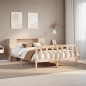 vidaXL Letto Libreria senza Materasso 160x200 cm in Legno di Pino