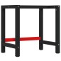 vidaXL Banco Lavoro 100x60x81,5 cm Legno Massello Faggio Rettangolare
