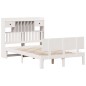 vidaXL Letto Libreria senza Materasso Bianco 120x200 cm Legno di Pino vidaXL Letto Libreria senza Materasso Bianco 120x200 cm Legno di Pino