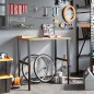 vidaXL Banco Lavoro 100x(55-60)x(71,5-98) cm Legno Massello di Faggio vidaXL Banco Lavoro 100x(55-60)x(71,5-98) cm Legno Massello di Faggio
