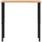 vidaXL Banco Lavoro 100x(55-60)x(71,5-98) cm Legno Massello di Faggio vidaXL Banco Lavoro 100x(55-60)x(71,5-98) cm Legno Massello di Faggio