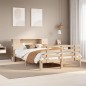 vidaXL Letto Libreria senza Materasso 160x200 cm in Legno di Pino vidaXL Letto Libreria senza Materasso 160x200 cm in Legno di Pino