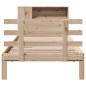 vidaXL Letto Libreria senza Materasso 100x200 cm in Legno di Pino vidaXL Letto Libreria senza Materasso 100x200 cm in Legno di Pino