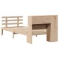vidaXL Letto Libreria senza Materasso 100x200 cm in Legno di Pino vidaXL Letto Libreria senza Materasso 100x200 cm in Legno di Pino