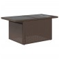 vidaXL Set Divani da Giardino 11 pz con Cuscini Polyrattan Marrone