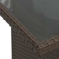 vidaXL Set Divani da Giardino 11 pz con Cuscini Polyrattan Marrone