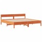 vidaXL Letto Libreria senza Materasso Marrone Cera 180x200 cm in Pino vidaXL Letto Libreria senza Materasso Marrone Cera 180x200 cm in Pino