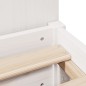 vidaXL Letto Libreria senza Materasso Bianco 160x200 cm Legno di Pino vidaXL Letto Libreria senza Materasso Bianco 160x200 cm Legno di Pino
