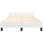 vidaXL Giroletto senza Materasso Bianco 120x190 cm Similpelle vidaXL Giroletto senza Materasso Bianco 120x190 cm Similpelle