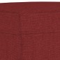 Panca Rosso Vino 70x35x41 cm in Tessuto