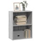 vidaXL Libreria Grigio Sonoma 60x30x77 cm in Legno Multistrato vidaXL Libreria Grigio Sonoma 60x30x77 cm in Legno Multistrato