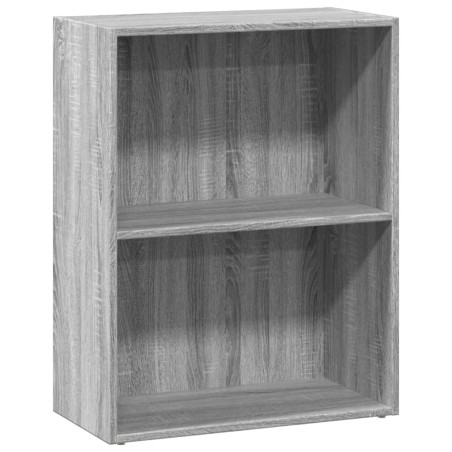 vidaXL Libreria Grigio Sonoma 60x30x77 cm in Legno Multistrato