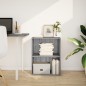 vidaXL Libreria Grigio Sonoma 60x30x77 cm in Legno Multistrato vidaXL Libreria Grigio Sonoma 60x30x77 cm in Legno Multistrato