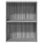 vidaXL Libreria Grigio Sonoma 60x30x77 cm in Legno Multistrato vidaXL Libreria Grigio Sonoma 60x30x77 cm in Legno Multistrato