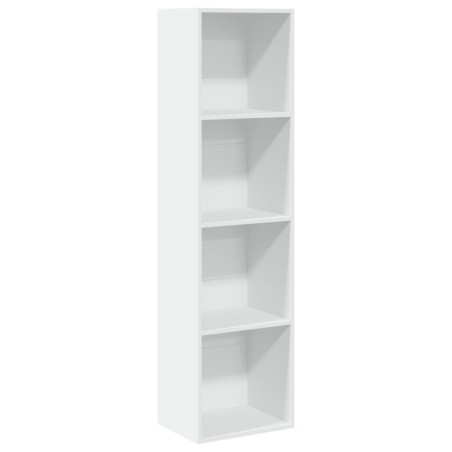 vidaXL Libreria Bianca 40x30x152 cm in Legno Multistrato