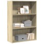 vidaXL Libreria Rovere Sonoma 80x30x114 cm in Legno Multistrato vidaXL Libreria Rovere Sonoma 80x30x114 cm in Legno Multistrato