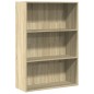 vidaXL Libreria Rovere Sonoma 80x30x114 cm in Legno Multistrato vidaXL Libreria Rovere Sonoma 80x30x114 cm in Legno Multistrato