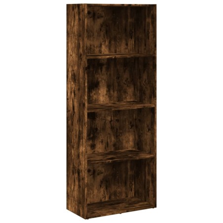 vidaXL Libreria Rovere Fumo 60x30x152 cm in Legno Multistrato