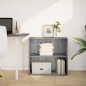 vidaXL Libreria Grigio Sonoma 80x30x77 cm in Legno Multistrato vidaXL Libreria Grigio Sonoma 80x30x77 cm in Legno Multistrato