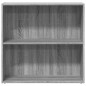 vidaXL Libreria Grigio Sonoma 80x30x77 cm in Legno Multistrato vidaXL Libreria Grigio Sonoma 80x30x77 cm in Legno Multistrato