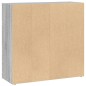 vidaXL Libreria Grigio Sonoma 80x30x77 cm in Legno Multistrato vidaXL Libreria Grigio Sonoma 80x30x77 cm in Legno Multistrato