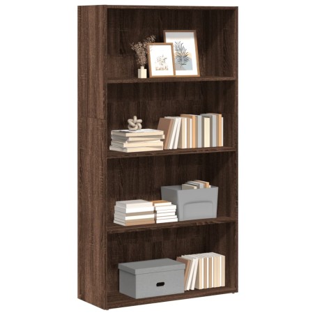 vidaXL Libreria Rovere Marrone 80x30x152 cm in Legno Multistrato