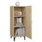 Credenza Rovere Sonoma 34,5x34x90 cm in Legno Multistrato Credenza Rovere Sonoma 34,5x34x90 cm in Legno Multistrato