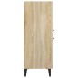 Credenza Rovere Sonoma 34,5x34x90 cm in Legno Multistrato Credenza Rovere Sonoma 34,5x34x90 cm in Legno Multistrato