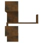 Scaffale Parete Angolo Rovere Anticato 40x40x50cm Multistrato Scaffale Parete Angolo Rovere Anticato 40x40x50cm Multistrato
