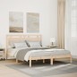 vidaXL Giroletto Extra Lungo senza Materasso 160x220 cm Legno Massello vidaXL Giroletto Extra Lungo senza Materasso 160x220 cm Legno Massello