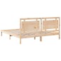 vidaXL Giroletto Extra Lungo senza Materasso 200x210 cm Legno Massello