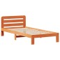 vidaXL Letto senza Materasso Marrone Cera 90x190 cm in Legno di Pino vidaXL Letto senza Materasso Marrone Cera 90x190 cm in Legno di Pino