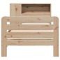 vidaXL Giroletto senza Materasso 100x200 cm in Legno Massello di Pino vidaXL Giroletto senza Materasso 100x200 cm in Legno Massello di Pino