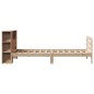 vidaXL Giroletto senza Materasso 100x200 cm in Legno Massello di Pino vidaXL Giroletto senza Materasso 100x200 cm in Legno Massello di Pino